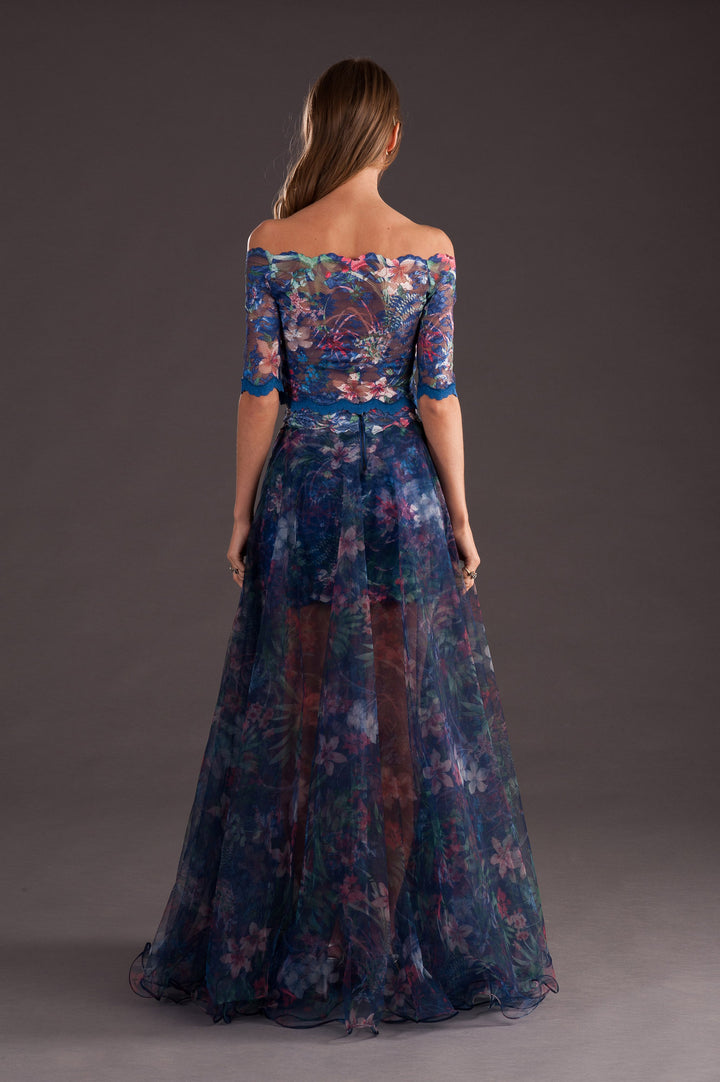 Off-Shoulder Floral Lace Top-5