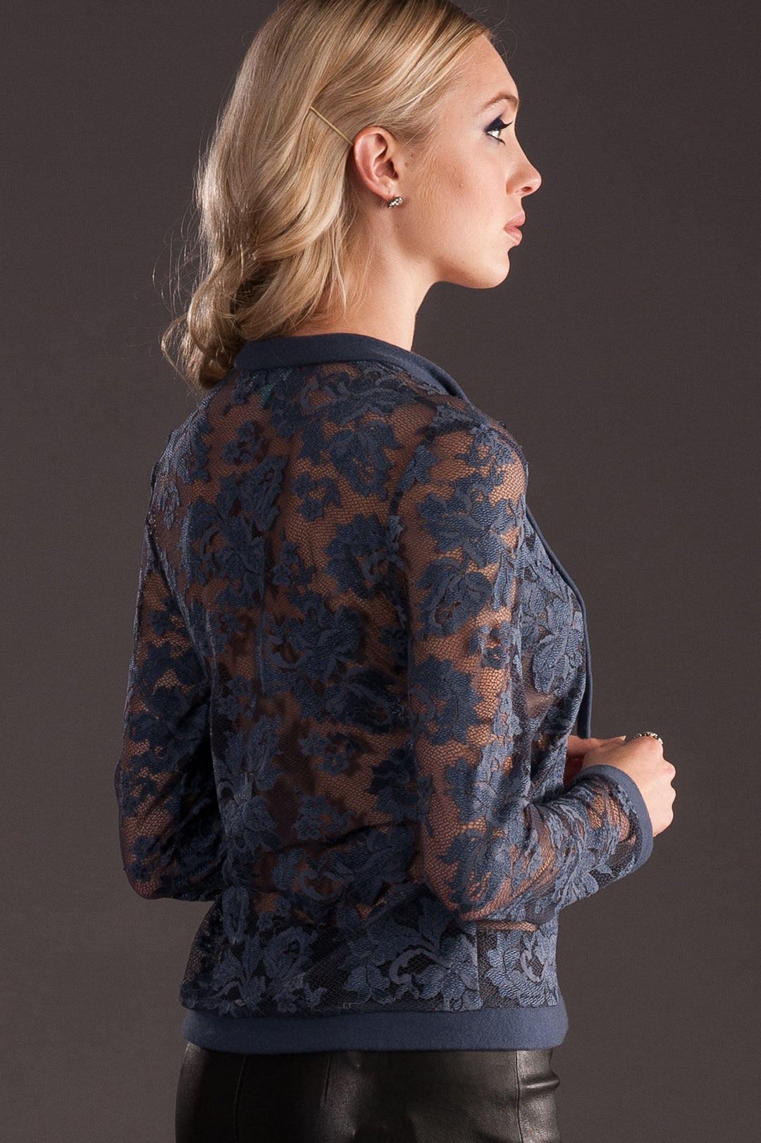 Lace & Cashmere Bomber-3