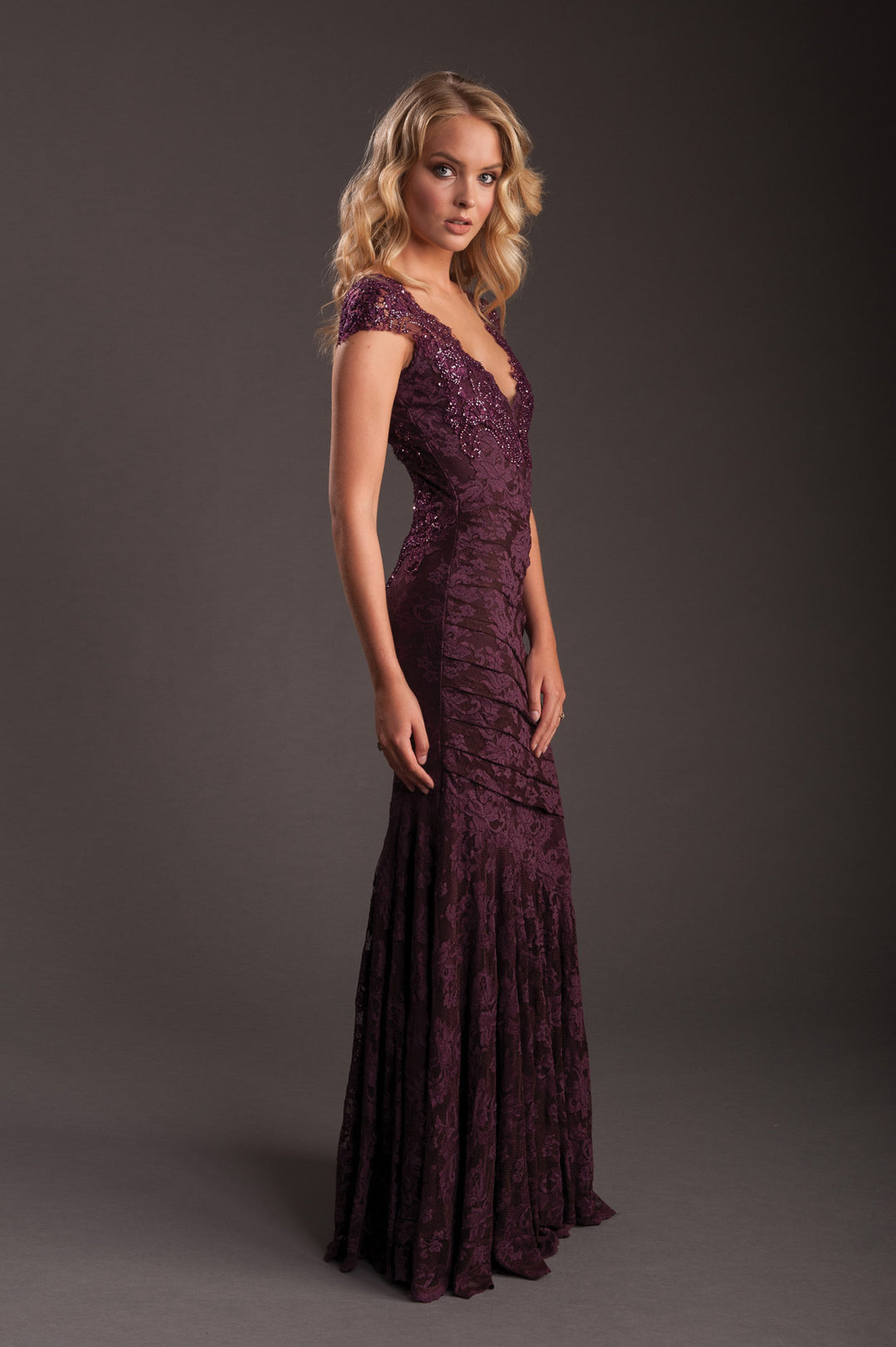 Port Gown with Deep Neckline-2