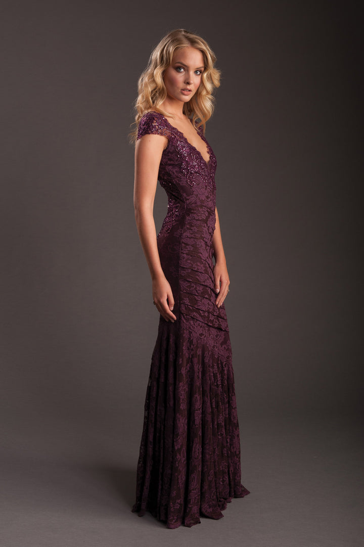 Port Gown with Deep Neckline-2