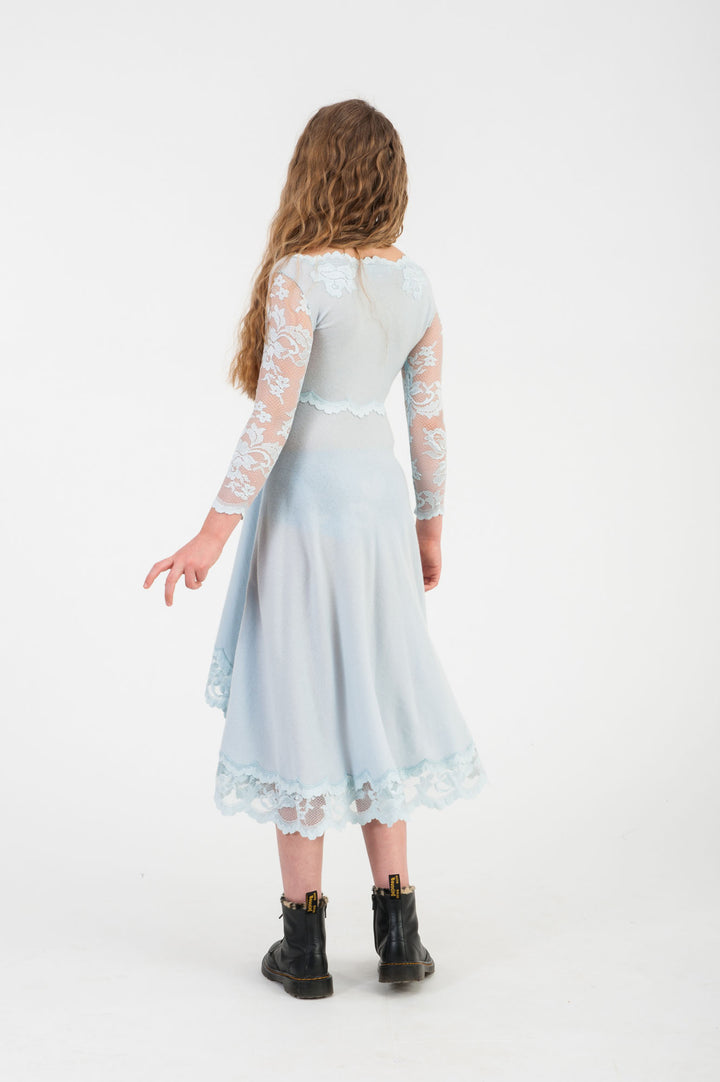 Cashmere & Lace Blue Dress-2