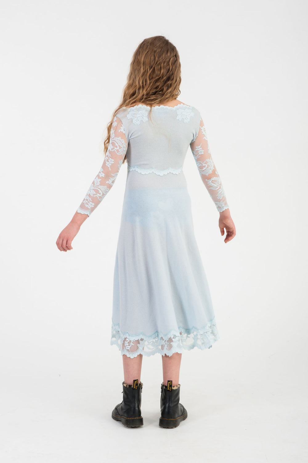 Cashmere & Lace Blue Dress-1