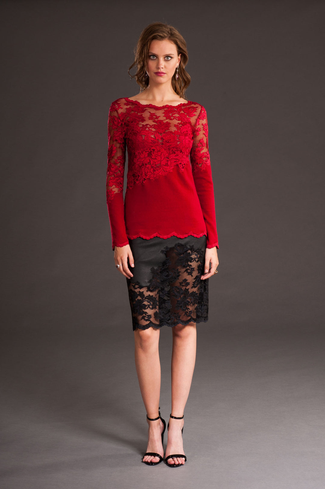 Red Cashmere Sweater-0