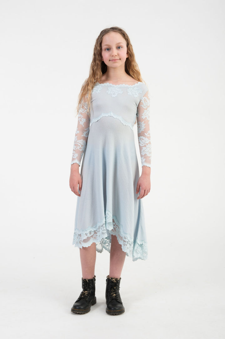 Cashmere & Lace Blue Dress-0
