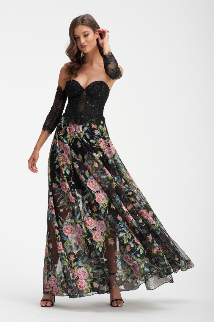 Strapless Rosie Maxi Dress-1