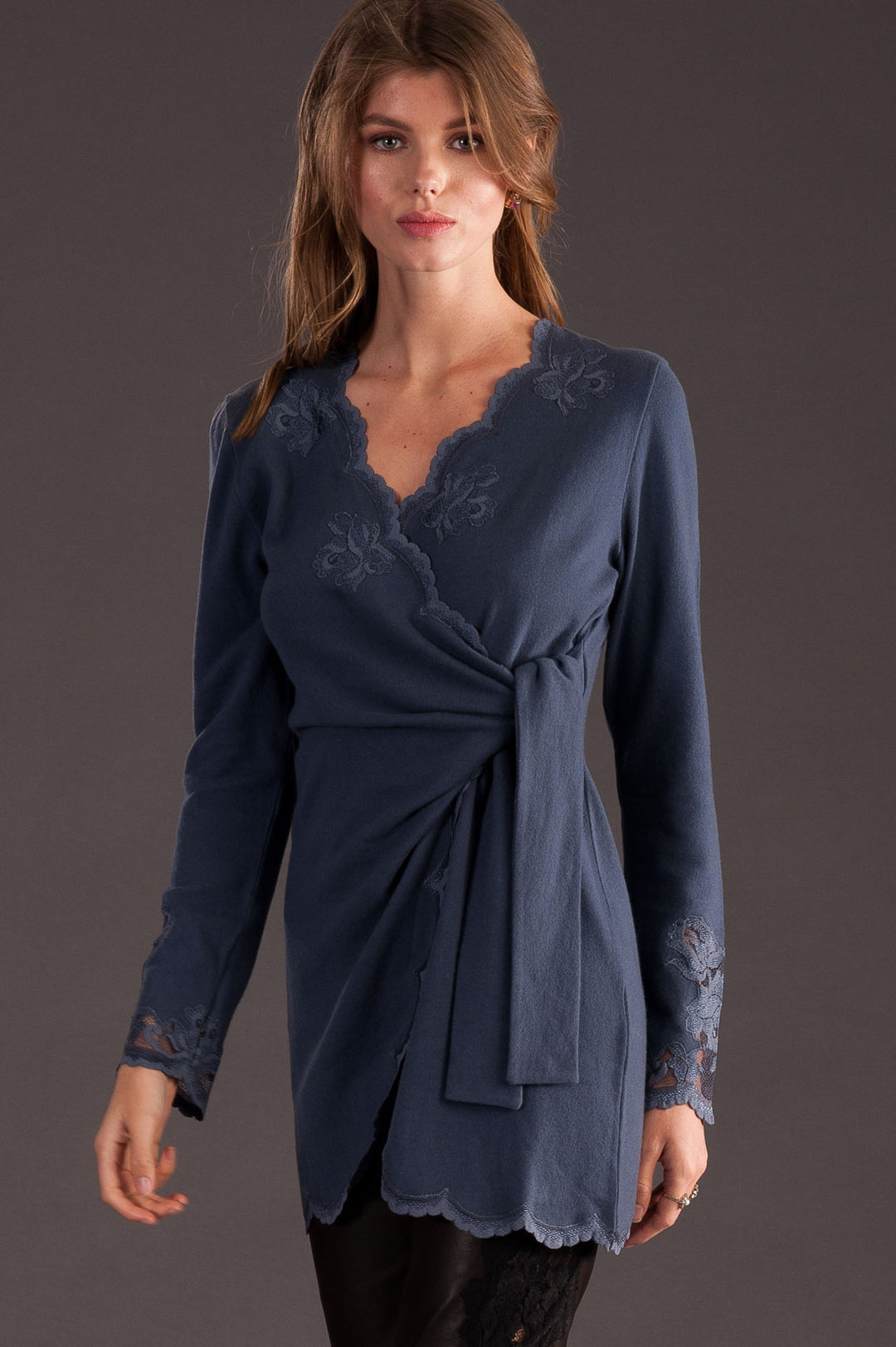 Wrap Cashmere Cardigan-2