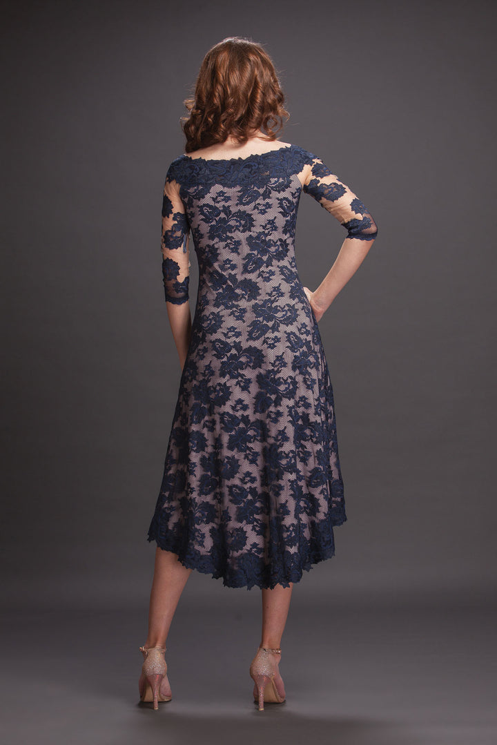 Midi Dress with trimming-1