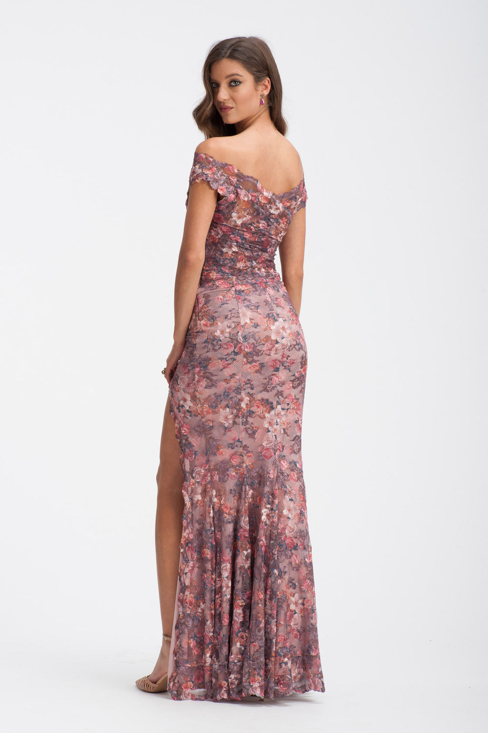 Elegant and Chic Long Dress with Slit-1