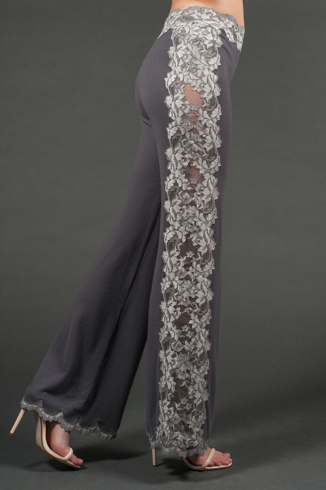 Grey Cashmere Trousers-3