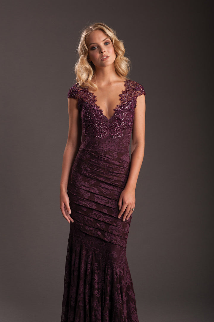 Port Gown with Deep Neckline-3