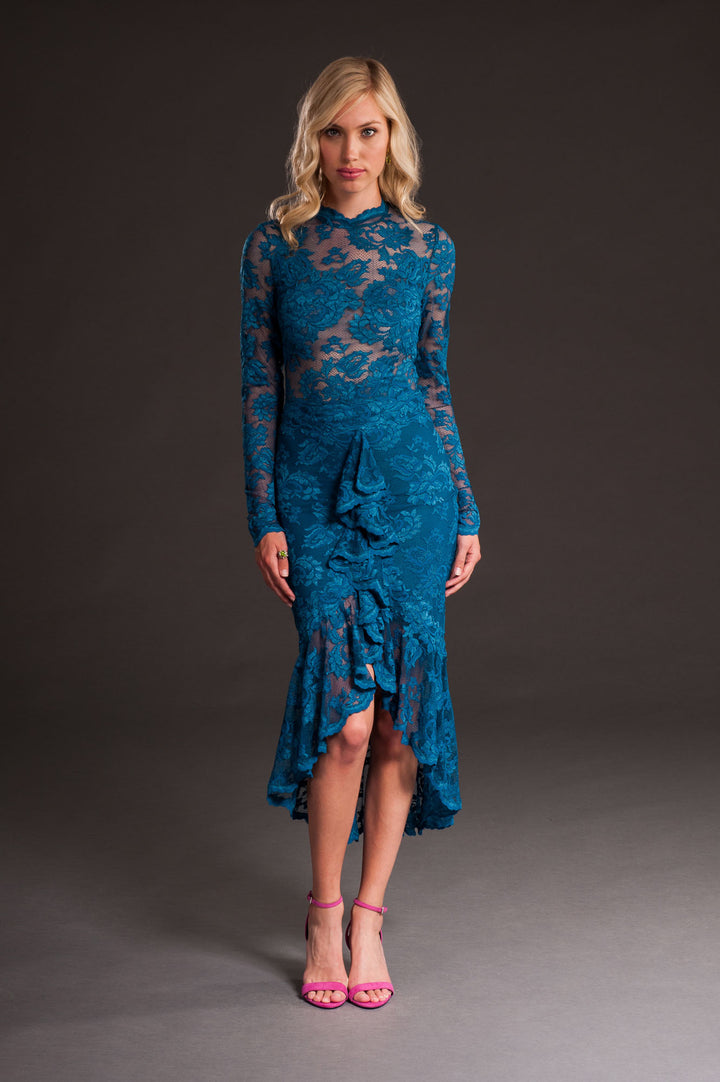 Blue Lace Skirt-0