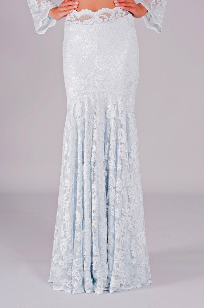 Mermaid Style Lace Skirt-0