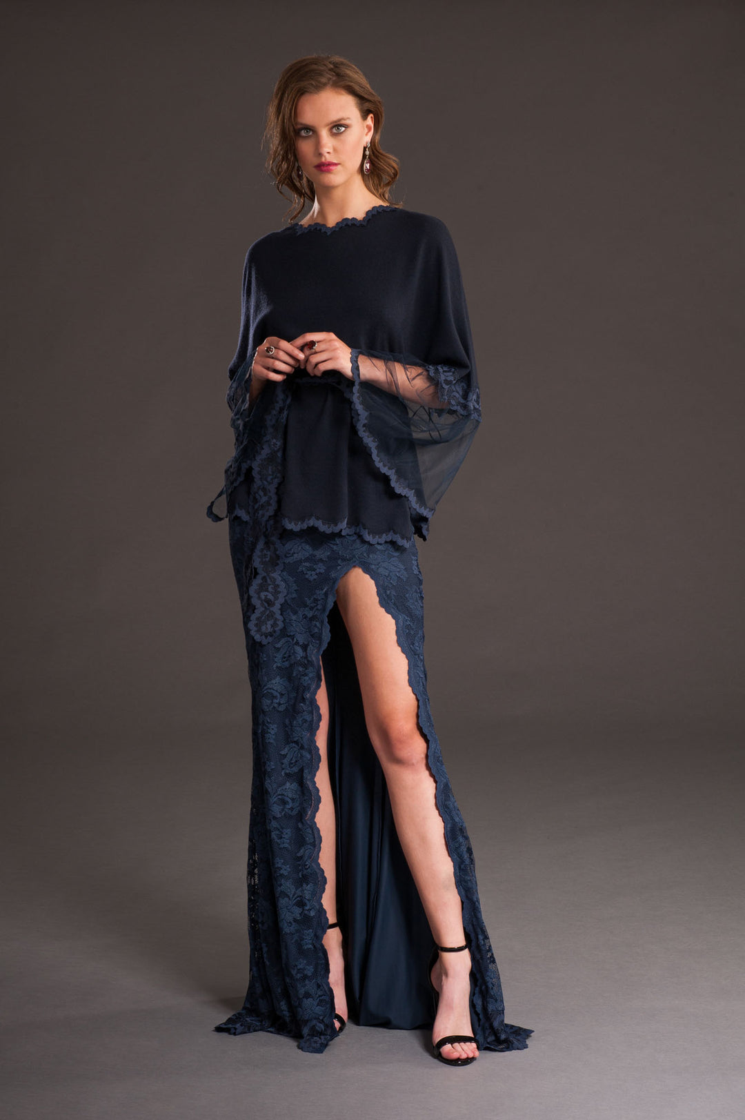 Dark Blue Cashmere Sweater-0