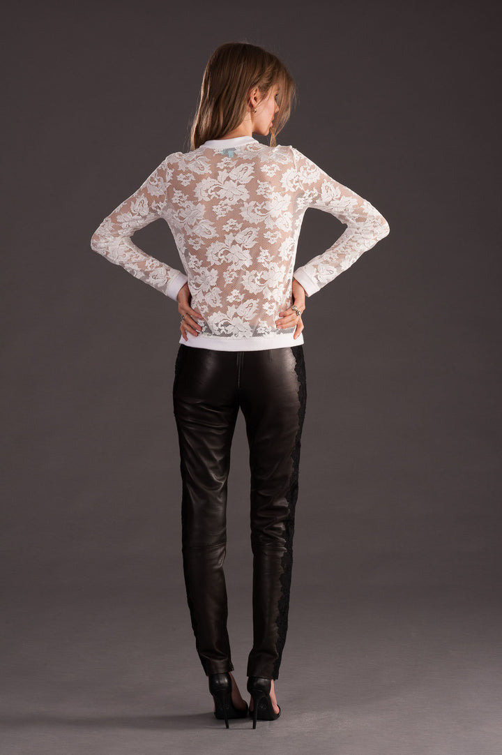 Lace & Cashmere Bomber-9