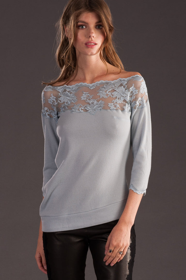 Light Blue Cashmere Sweater-0